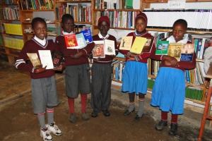 Orthodox Mission education centre, children who received the books happily on behalf of the orthodox community Library