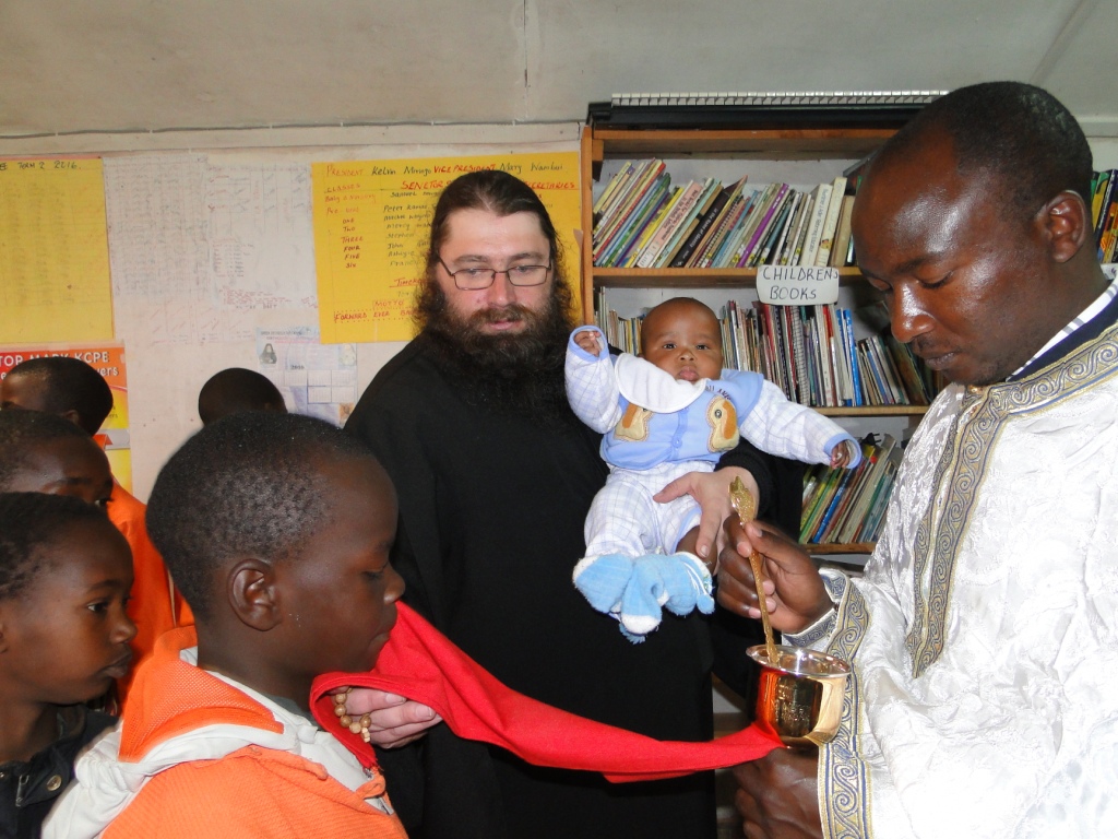 African Orthodox children communing
